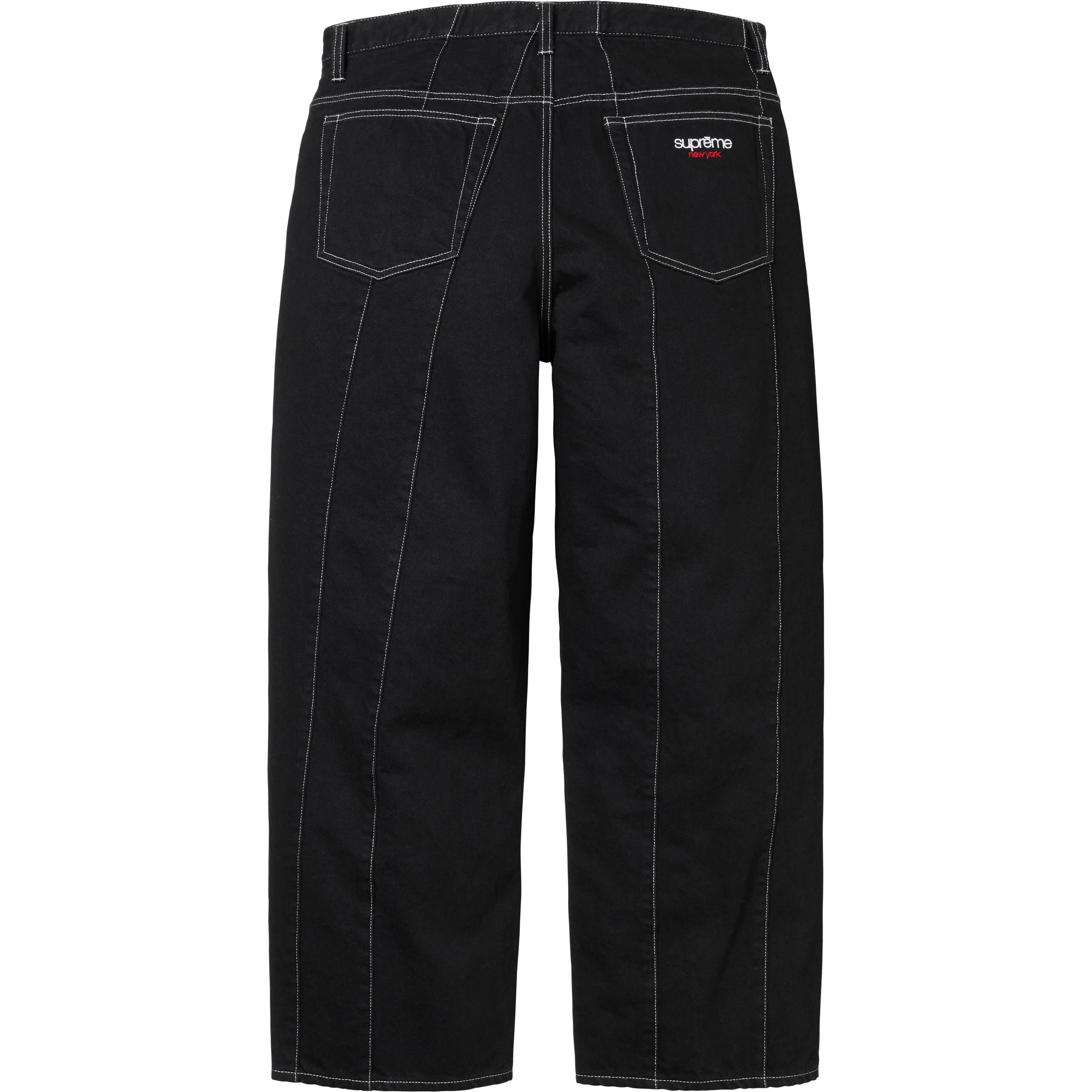 Paneled Stripe Baggy Jean view 10